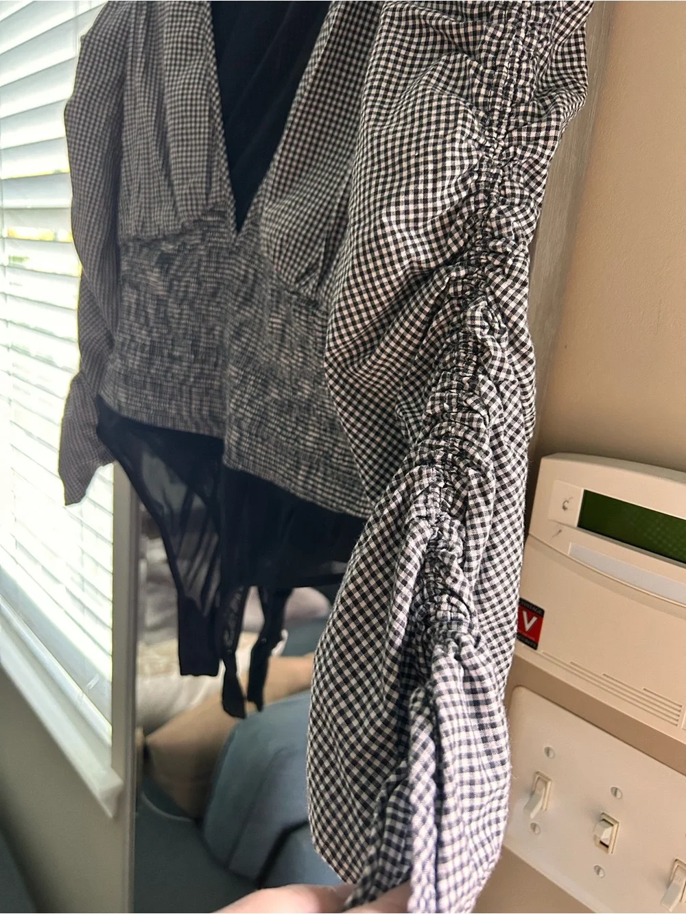 Free People One Smocked Bodysuit